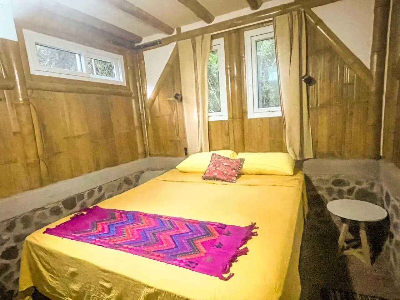 Cabaña de bambú de lujo · Cama tamaño queen · Planta baja 12