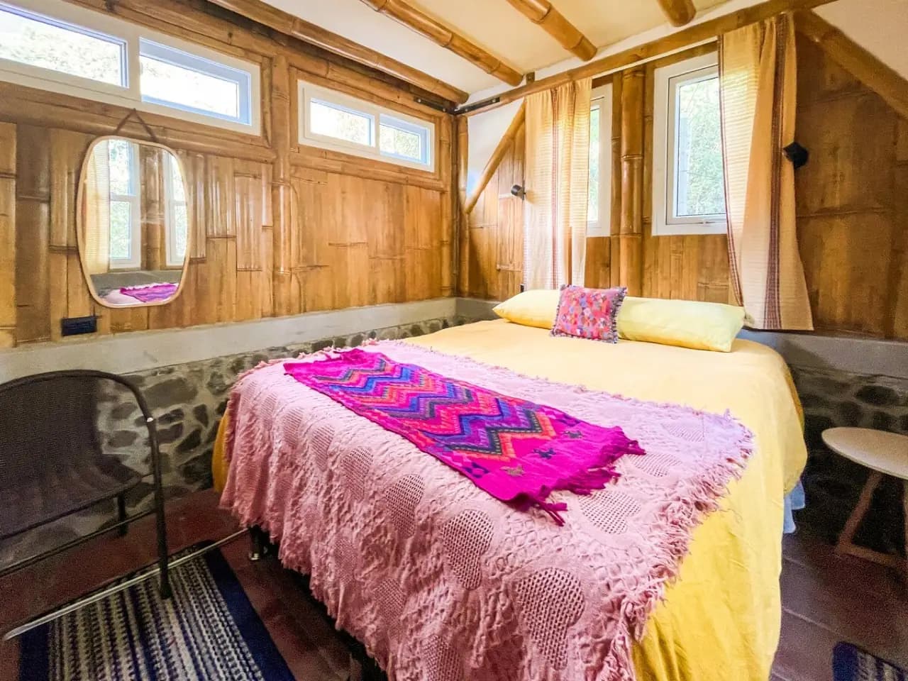 Cabaña de bambú de lujo · Cama tamaño queen · Planta baja 14