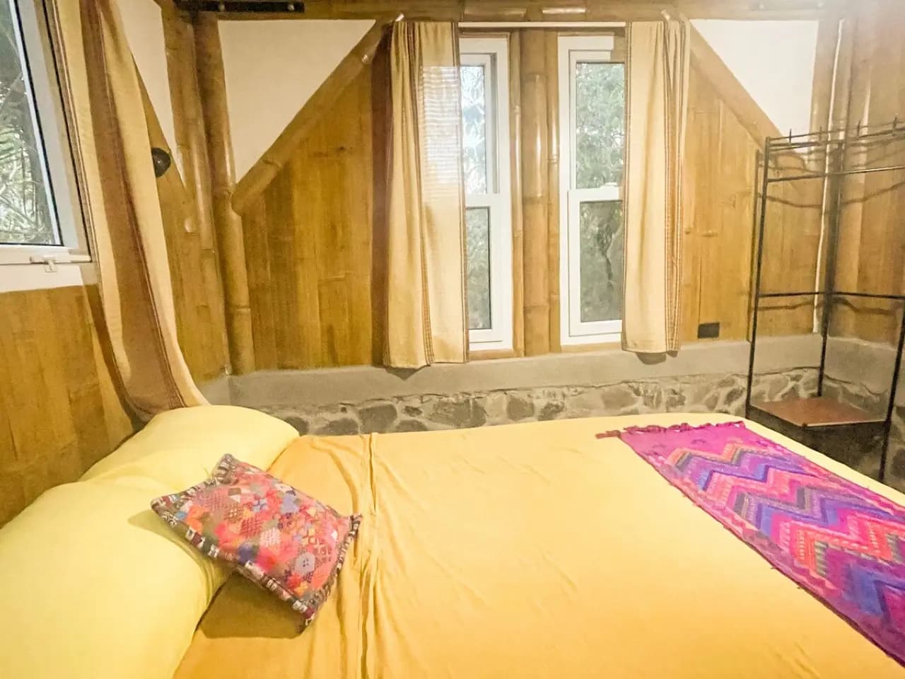 Cabaña de bambú de lujo · Cama tamaño queen · Planta baja 20