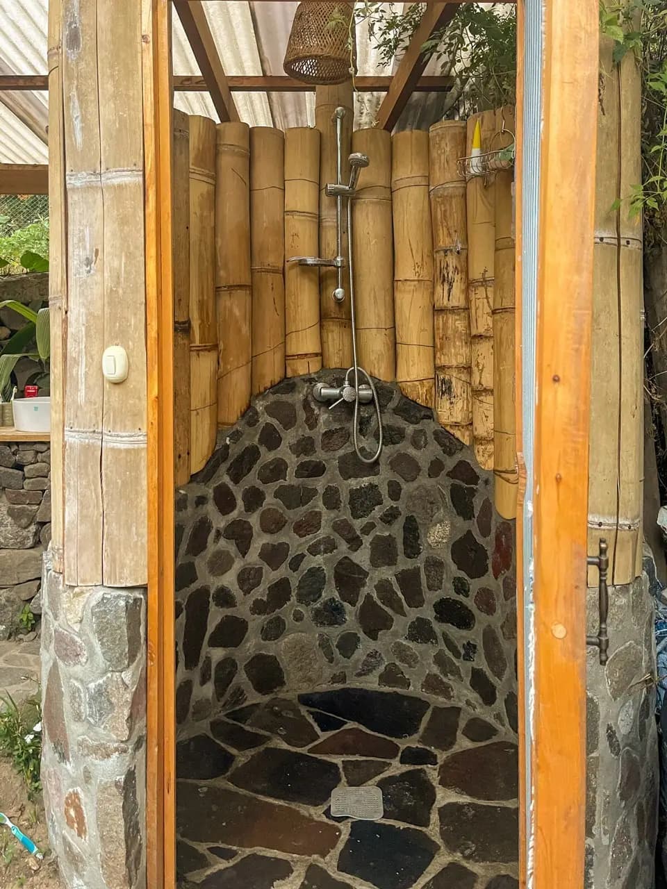 Cabaña de bambú de lujo · Cama tamaño queen · Nivel superior 13